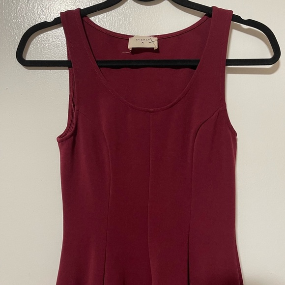 Everly burgundy dress - Picture 2 of 3